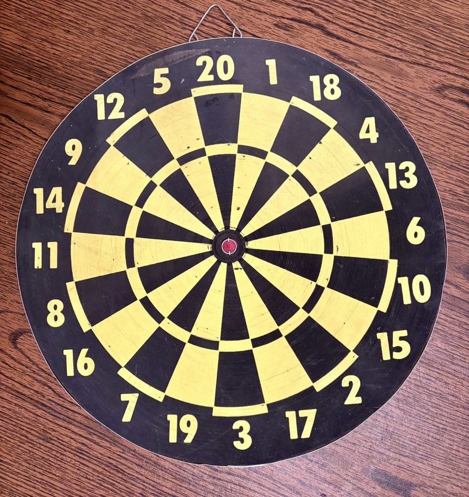 17 inch Double Sided Dart Board Baseball