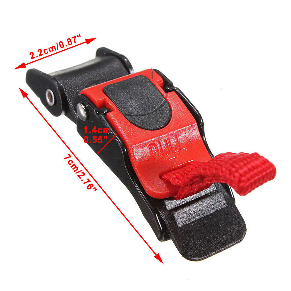 3Set Replacement Helmet Quick Release Clip Chin Strap Pull Buckle MotorcycleBike
