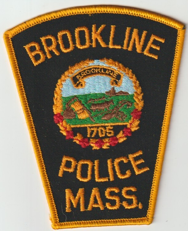 Brookline MASS obsolete patch shipped from Australia