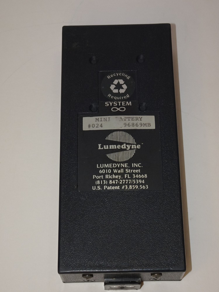 Lumedyne Mini Battery #024 Not Tested*