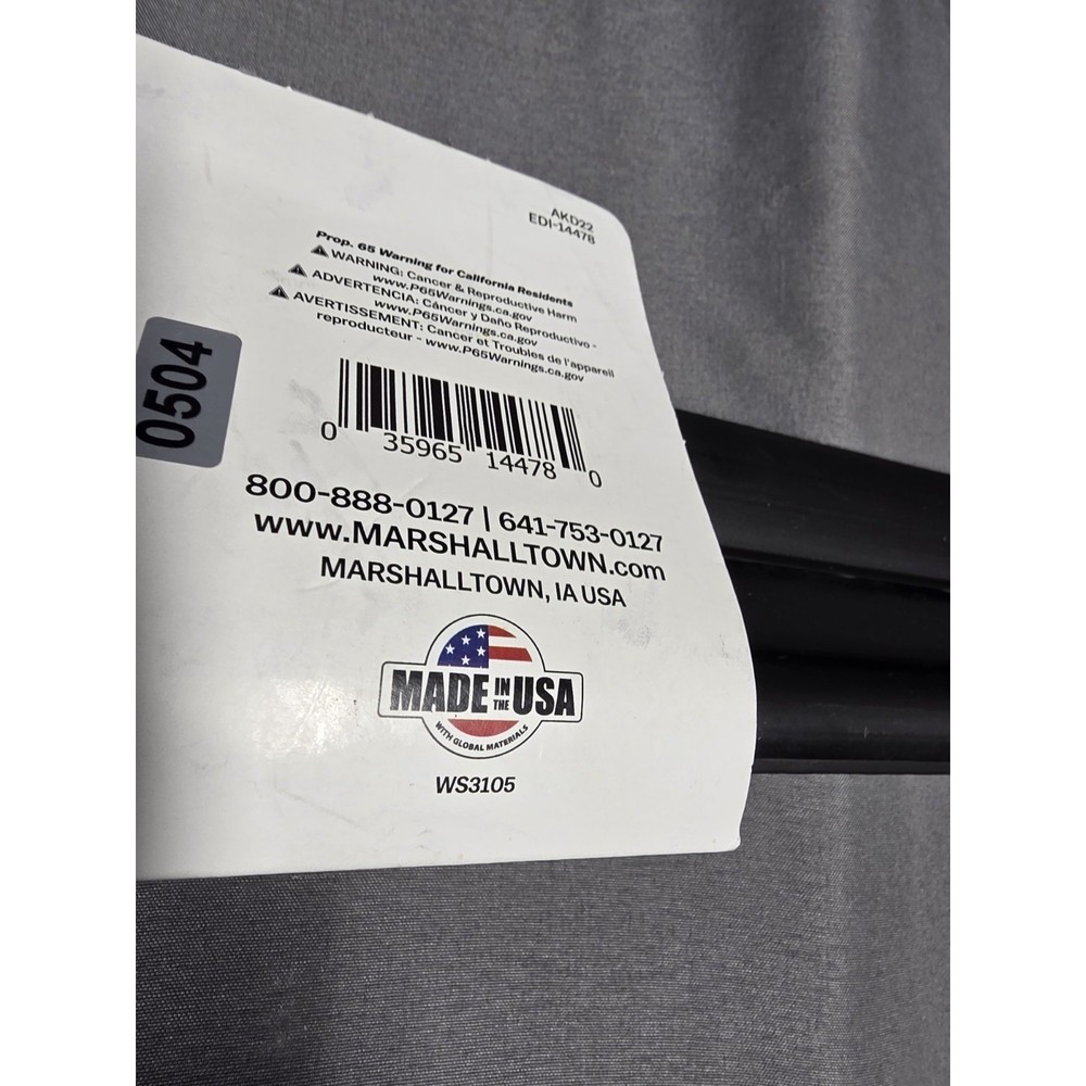 Marshalltown Adjustable Squeegee Knockdown Trowel DuraSoft Handle 22" AKD22 NEW