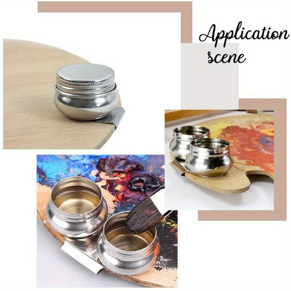1set Stainless Steel Colour Modulation Bead Containers Column