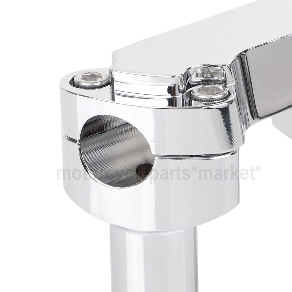 3.5" Handlebar Risers & Top Clamp For Harley Dyna FXDF FXDB Heritage Softail