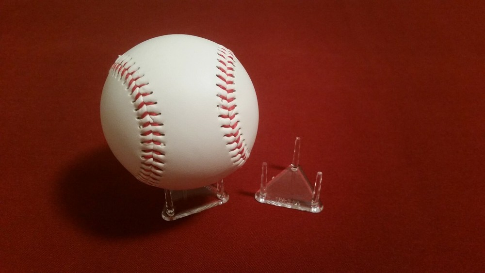 *#Triangle 2.5" Three (3) Peg Display Stand Minerals Fossils Crystals Seashells