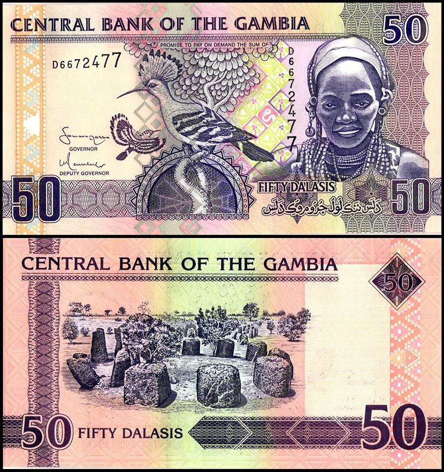 Gambia 50 Dalasis, 2006 ND, P-28a, UNC