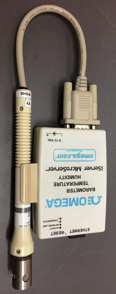 Omega iBTHX-W, iServer MicroServer for Barometric, Temp/Humidity & Dew Point Rec
