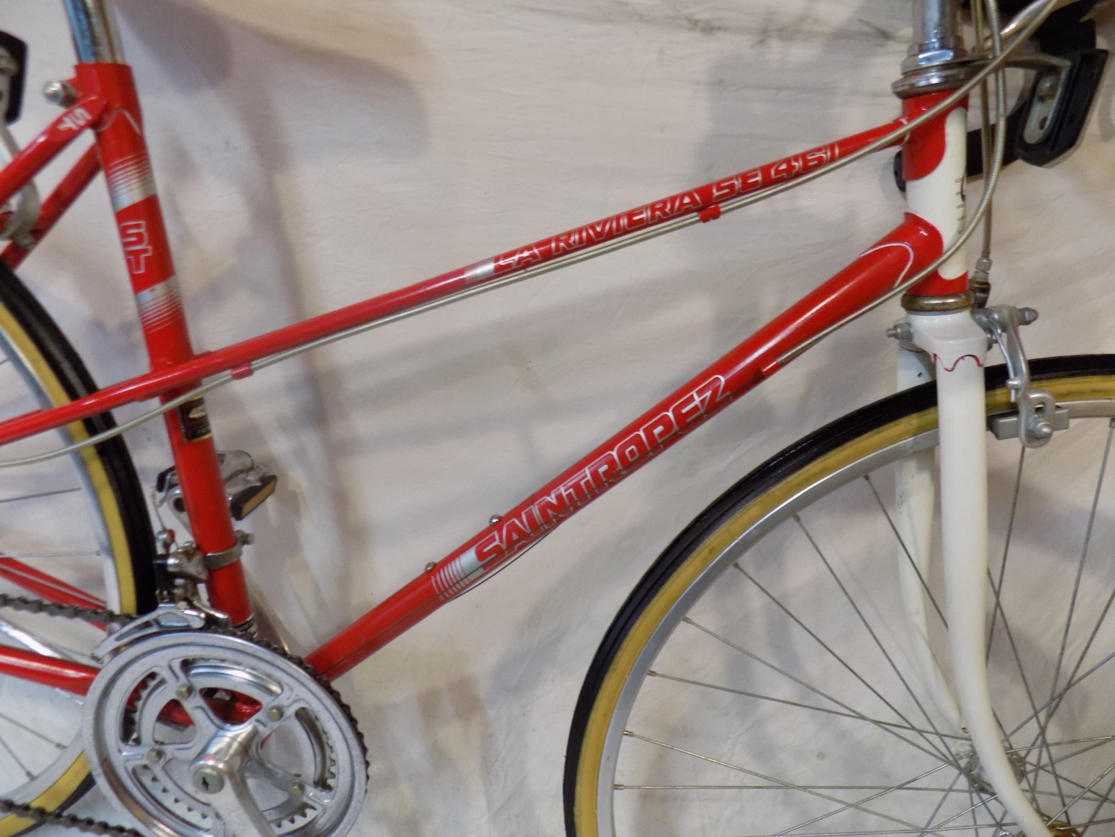 1980s SAINT TROPEZ LA RIVIERA 12-SPEED MIXTE ROAD BIKE VINTAGE RALEIGH PUEGEOT!