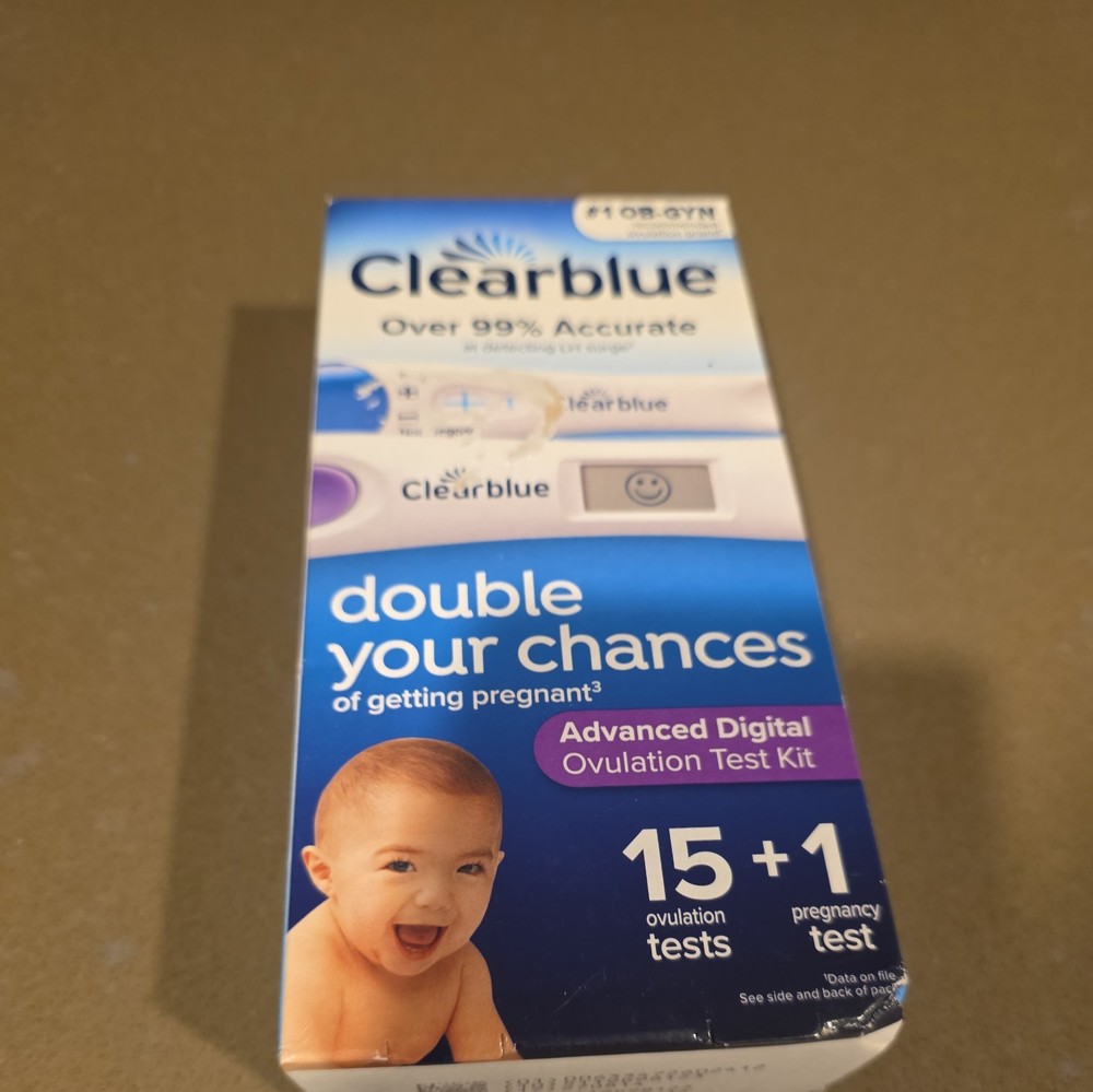Clearblue Advanced Digital Ovulation Test Home LH Ovulation Test Kit