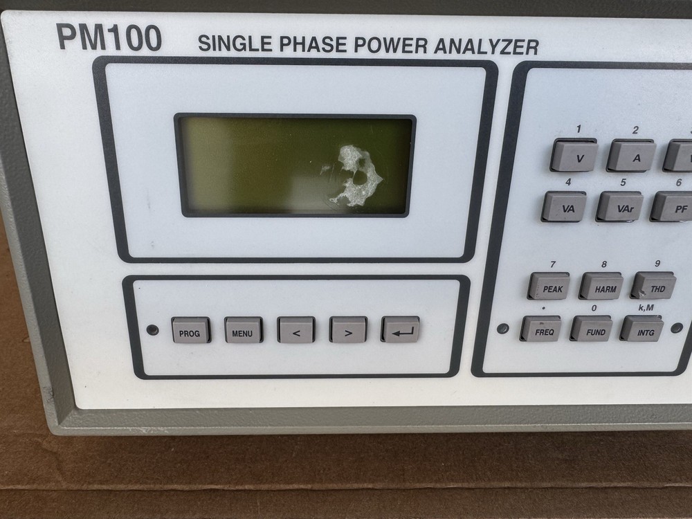 Voltech PM100 Single Phase Power Analyzer Power test only””
