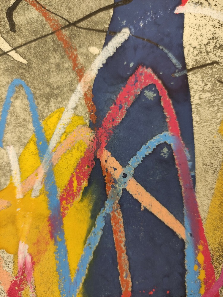 Albert Prince etching with color revised thus unique character