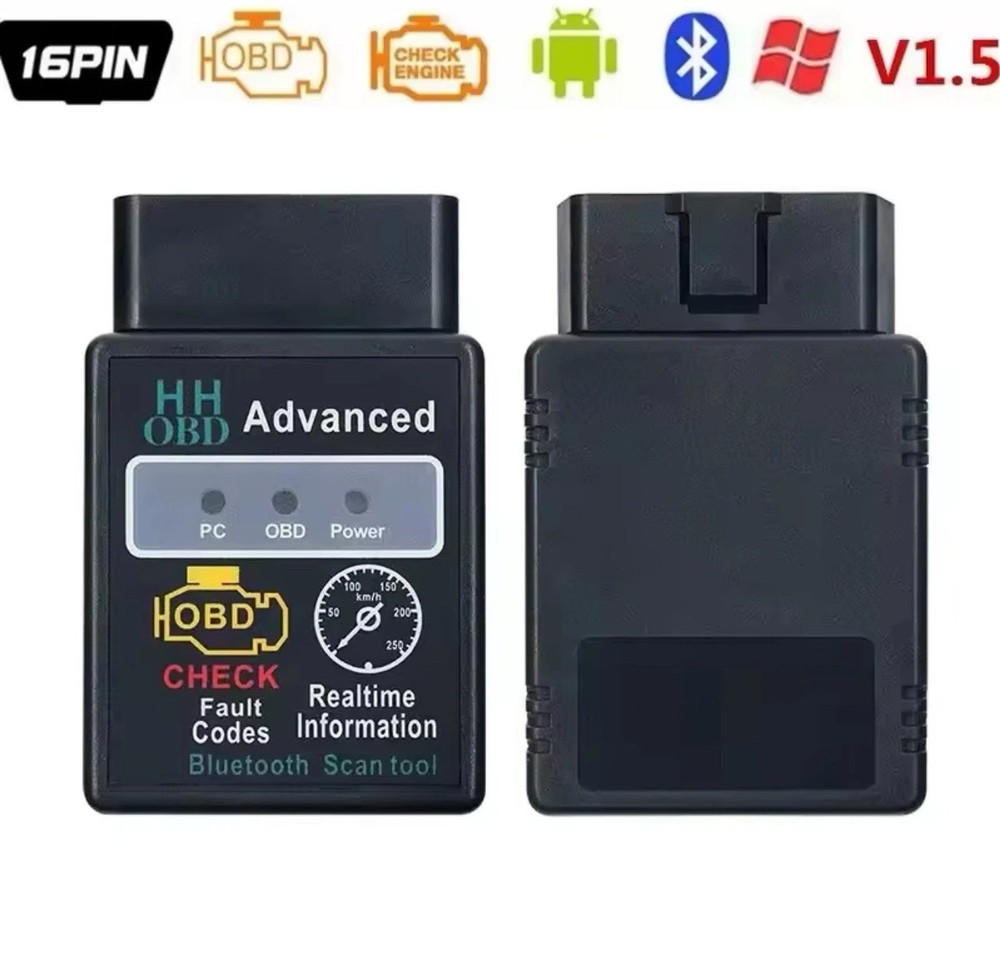 Car Bluetooth OBD2 Scanner Code Reader Automotive Diagnostic Tool OBDII ELM 327