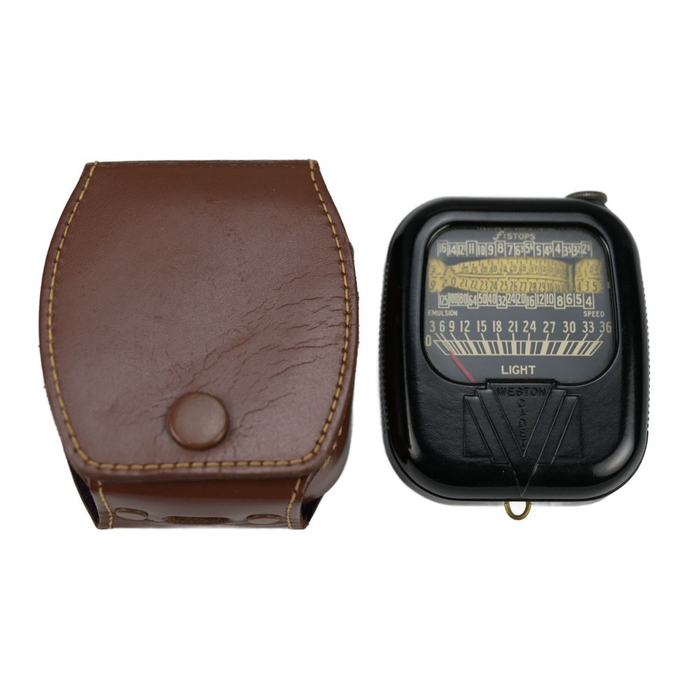 Vintage Weston Cadet Model 852 Light Meter With Case — Untested