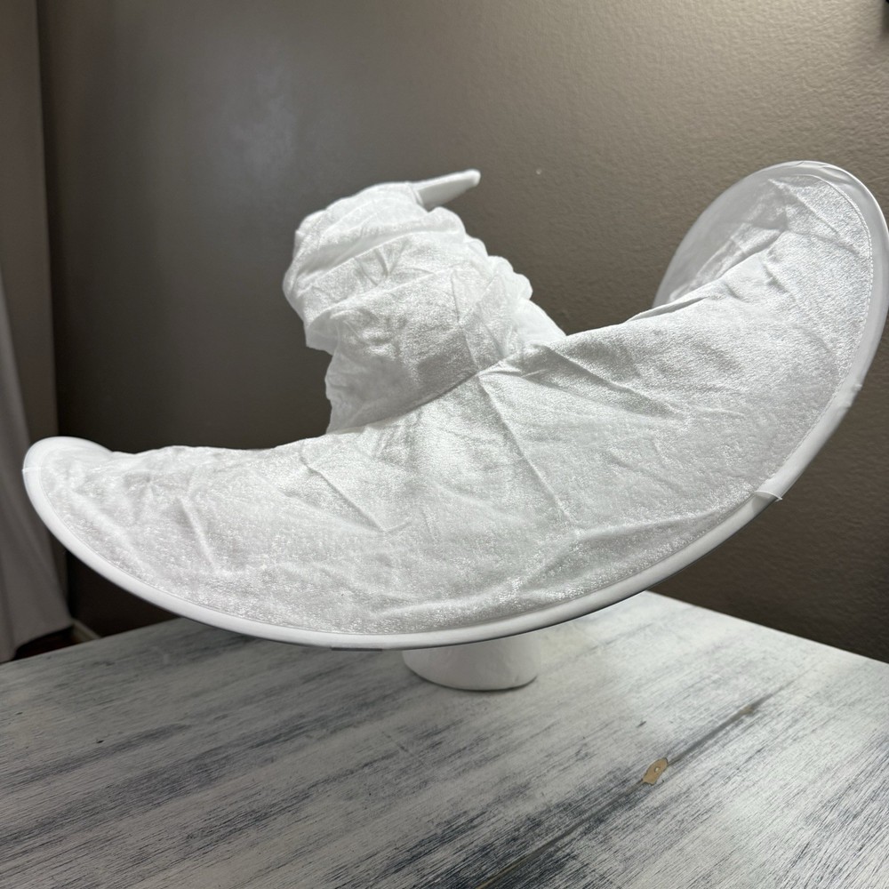Large White Halloween Witch Hat