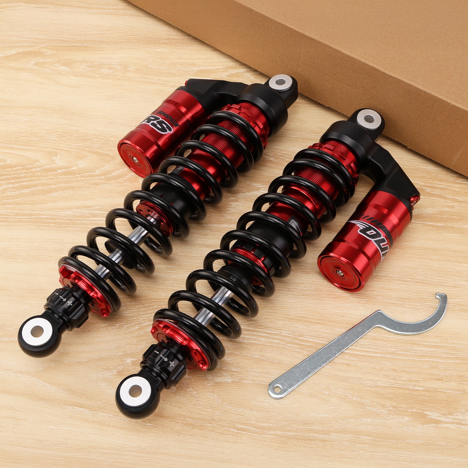 ADJUSTABLE STAGE 3 FRONT AIR SHOCKS ABSORBERS FOR HONDA SPORTRAX 300EX TRX300EX