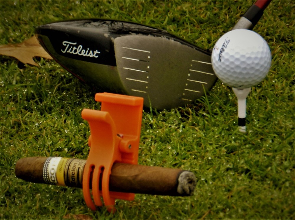 cigar holder multipurpose golf tool