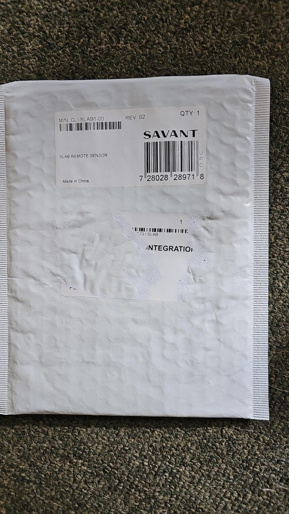 Savant Slab Remote Sensor CLI-SLAB1-00