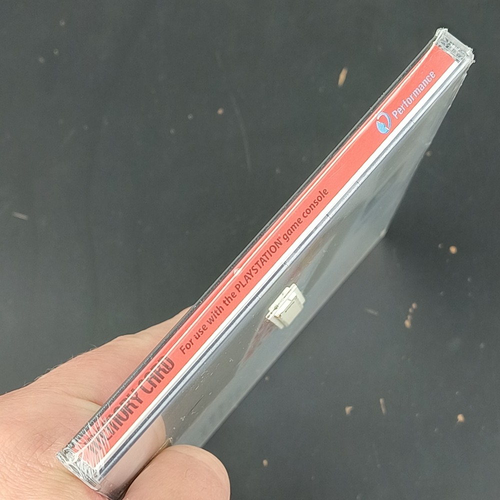 Memory Card PS1 with Storage Case New Sealed