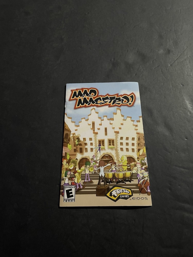mad maestro ps2 Manual only