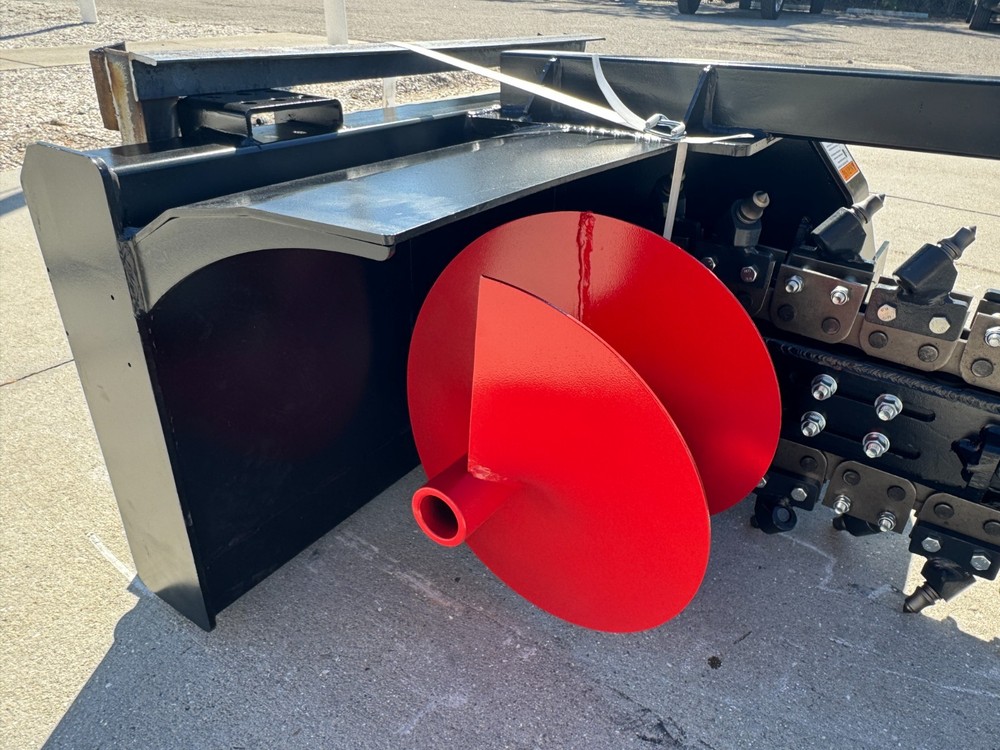 Raytree 60" Skid Steer Loader Trencher Attachment Rock Bullet Teeth