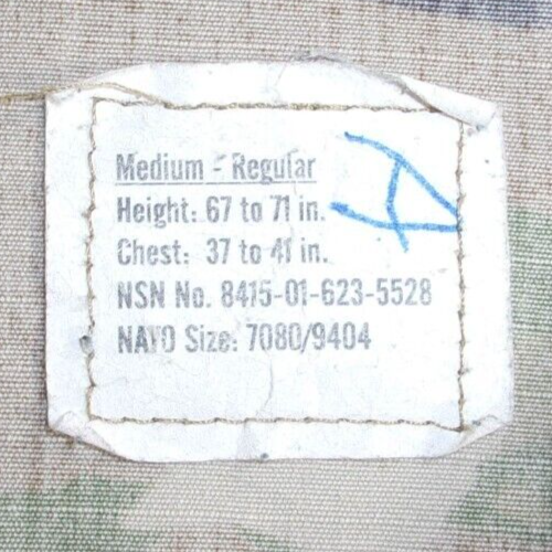 ARMY USAF AIR FORCE SCORPION OCP TACTICAL COMBAT JACKET 2024 CURRENT ISSUE MR