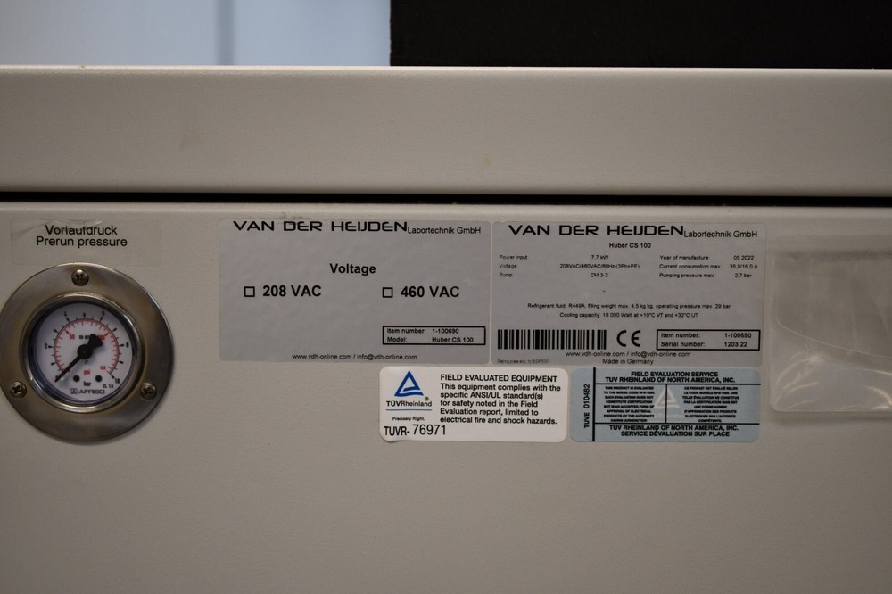 Huber CS 100 Recirculating Chiller | High Precision Thermoregulation