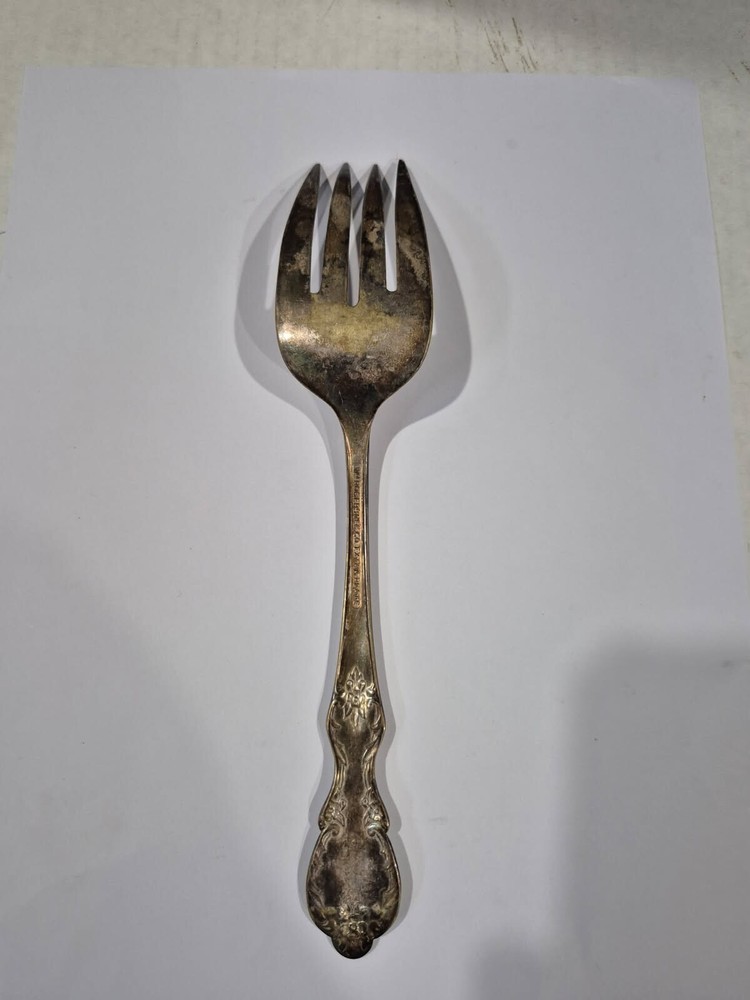 Vintage W Rogers Grand Elegance Meat Fork Extra Plate Silverware Replacement "9”