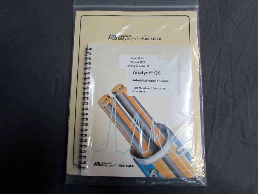 AB MDS Sciex QStar Mass Spectrometer Software