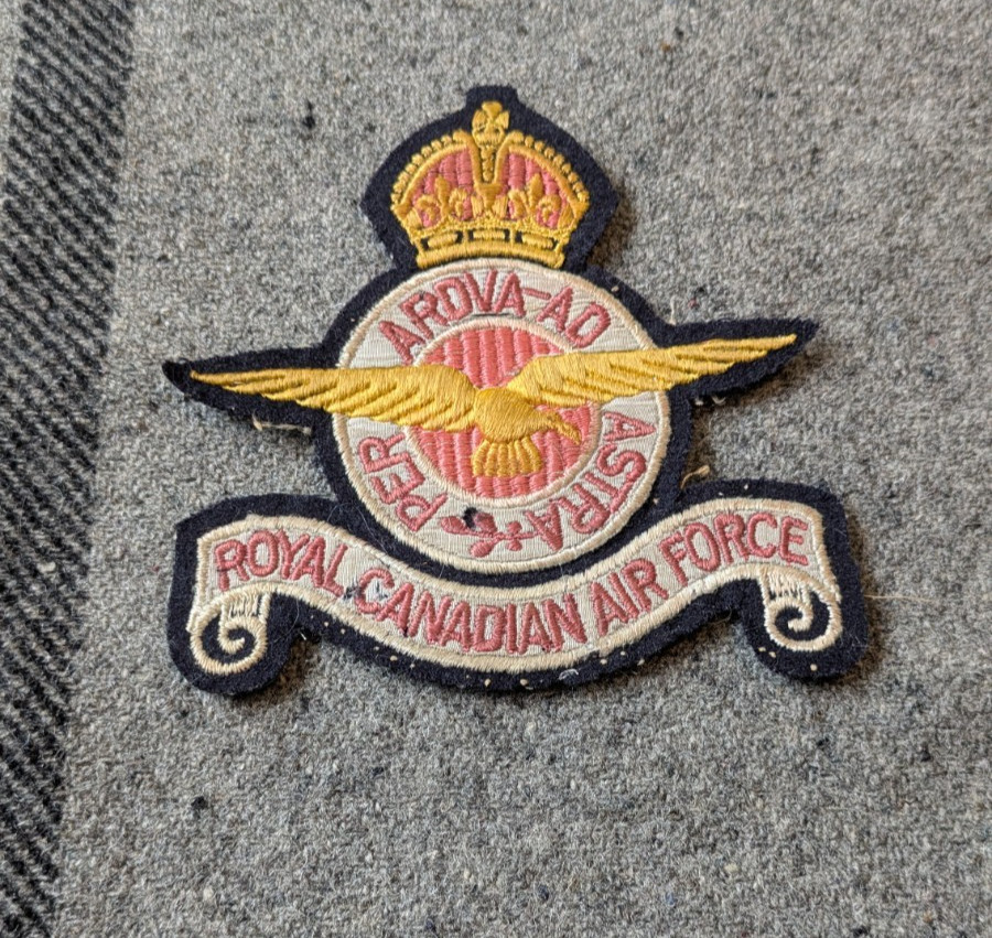 World War Two WWII Royal Canadian Air Force RCAF Patch