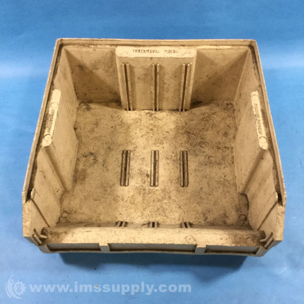 Quantum Storage Systems Ultra 235 Plastic Stacking Storage Bin USIP