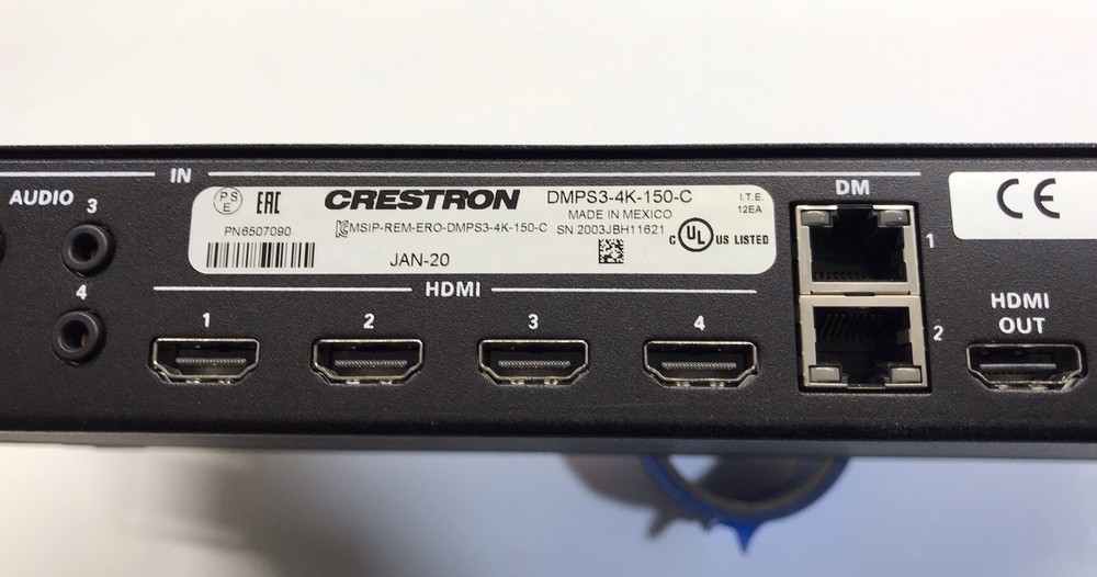CRESTRON DMPS3-4K-150-C PRESENTATION SYSTEM FREE SHIP