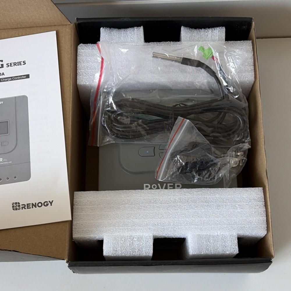 Renogy Rover PG 20A MPPT Solar Charge Controller 12V/24V Open Box Never Used