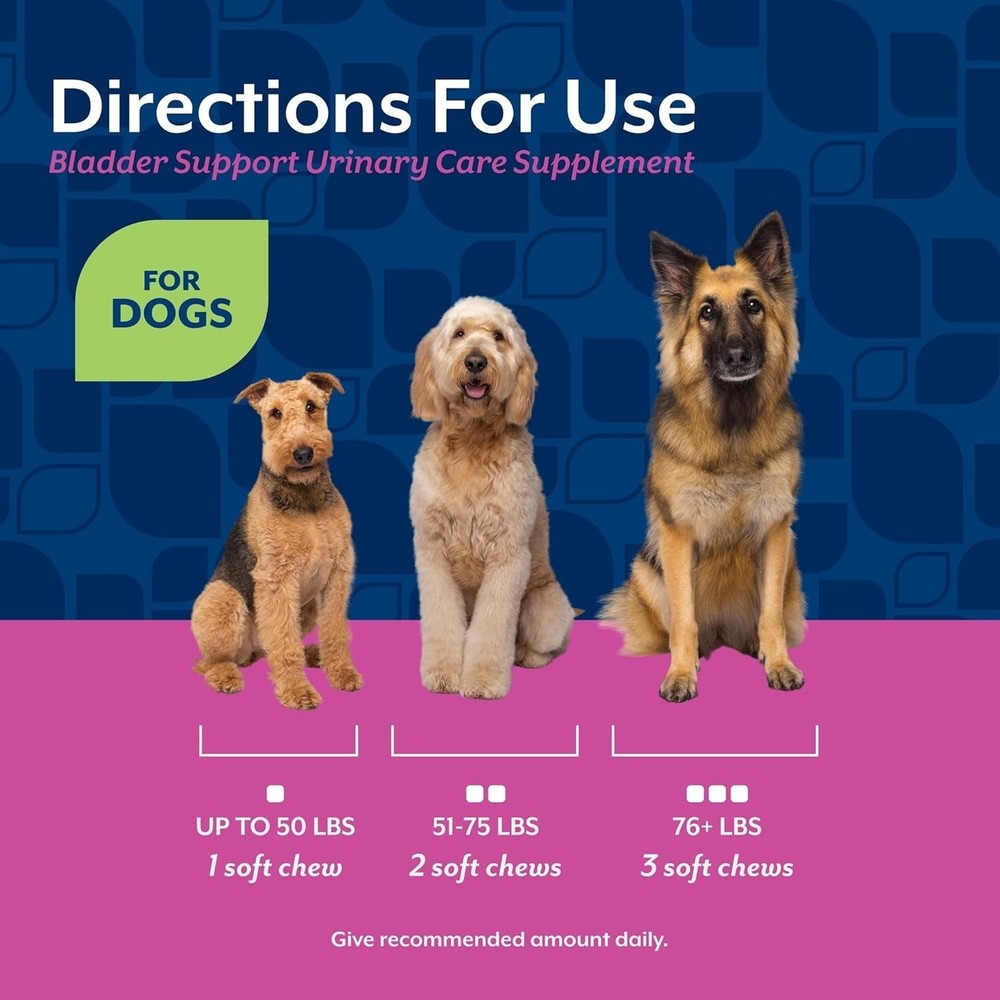 Cranberry Enhanced Dog Bladder Support, 60 Soft Chews