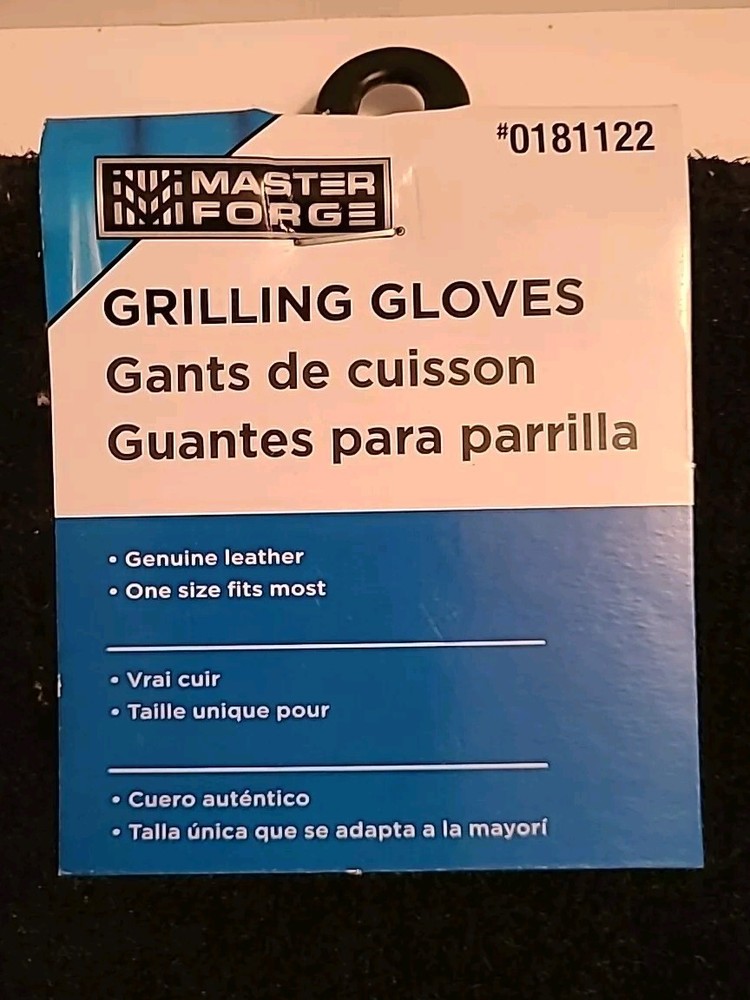 Master Forge fireplace gloves