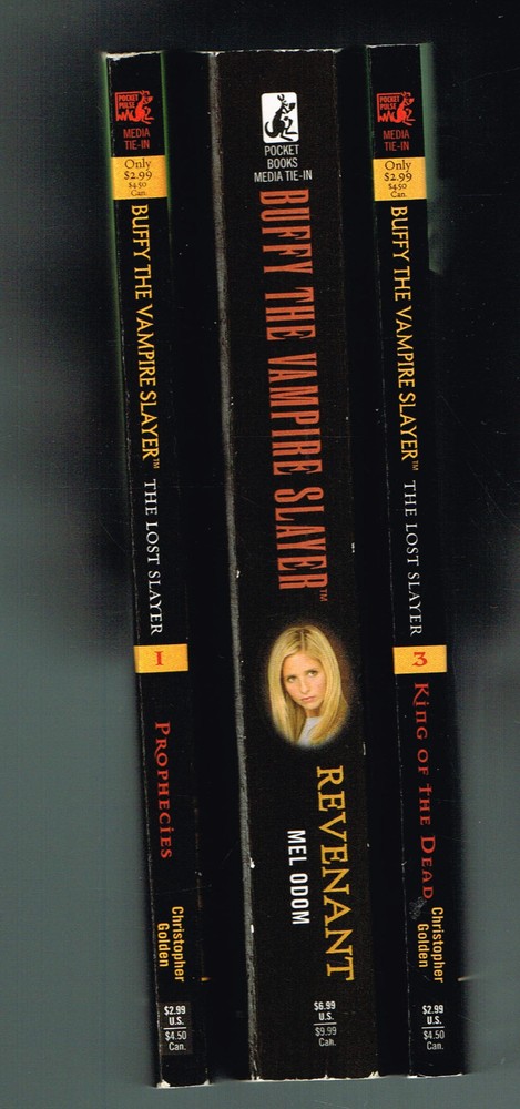 Three Buffy The Vampire Slayer Paperbacks