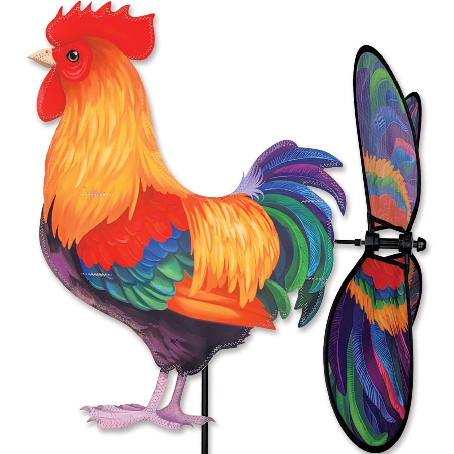 Deluxe Rooster Wind Spinner