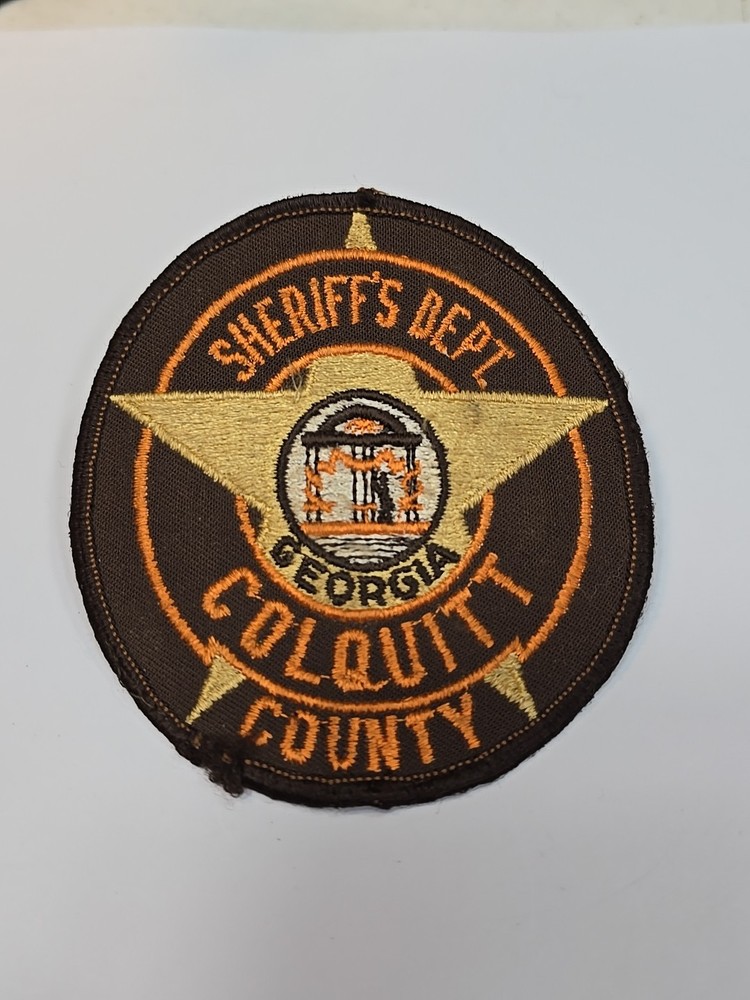 Colquitt County Sheriff's Dept. Sew-on Patch Georgia