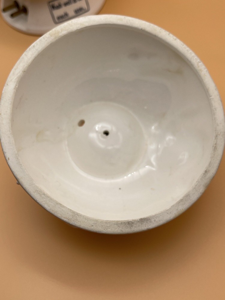 White Vintage Egg Cooker-4 Egg Holder
