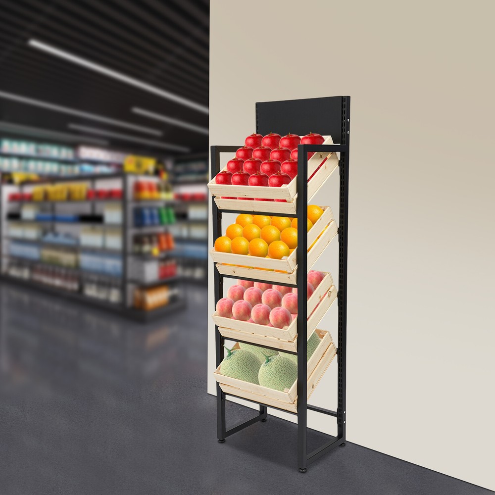 Retail Display Rack Metal Wire Snack Candy Display Stand Kitchen Organizer