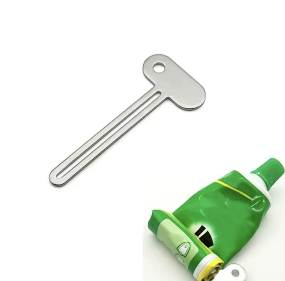 Metal Tube Toothpaste Squeezer Easy Key Dispenser Rolling Holder