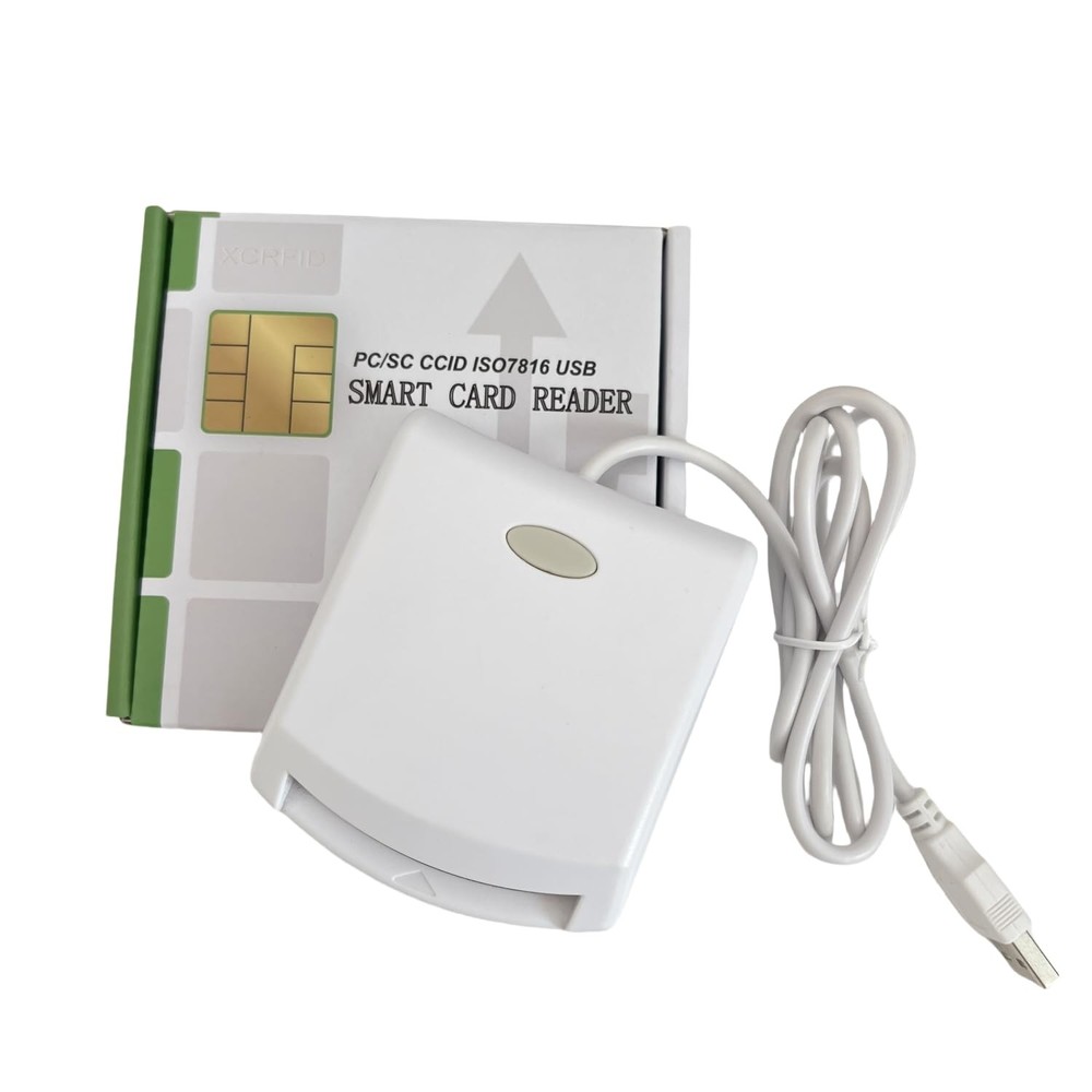 ISO7816 Contact EMV SIM eID PC/SC USB CCID Smart IC Chip Card Reader Writer P...