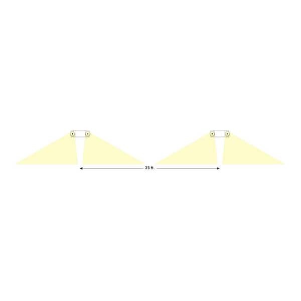 Sure-Lites SEL25 White LED Plastic Emergency Light Adjustable Optic