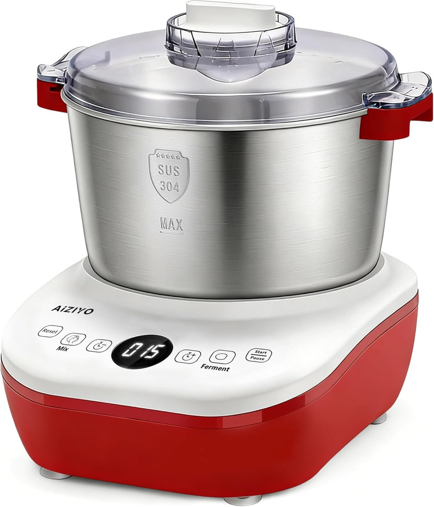Doughchief, 5.3QT Dough Mixer, Dough Maker with Ferment Function, Touch Panel Co