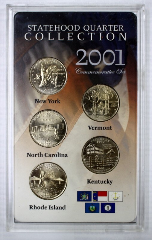 2001 Statehood Quarter Collection Commemorative Set
