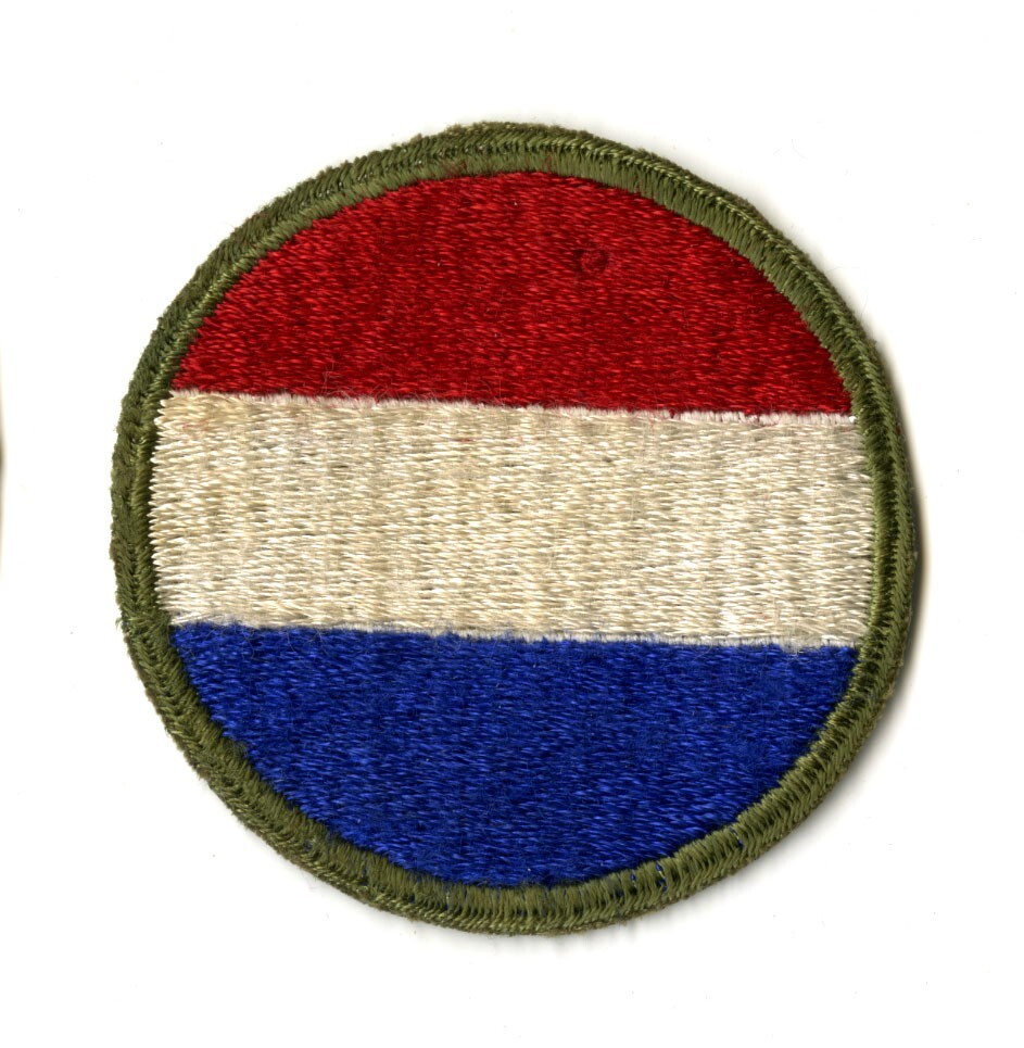 Army Ground Forces White Back Patch WWII Original