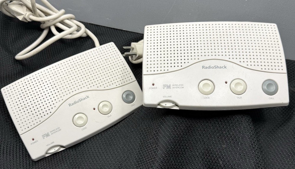Radio Shack Wireless FM Intercom Cat. No. 43-493 TESTED!