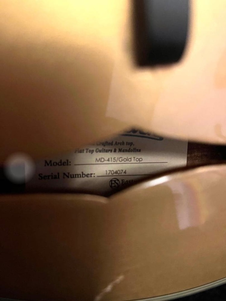 Earlham Gold Mandolin 8 string