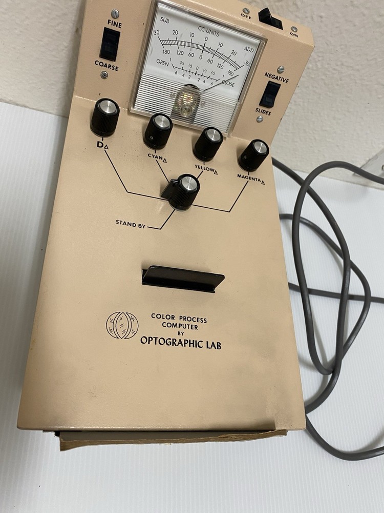 Vtg Optographic Lab CPC 379 Color Process Computer Analyser Darkroom