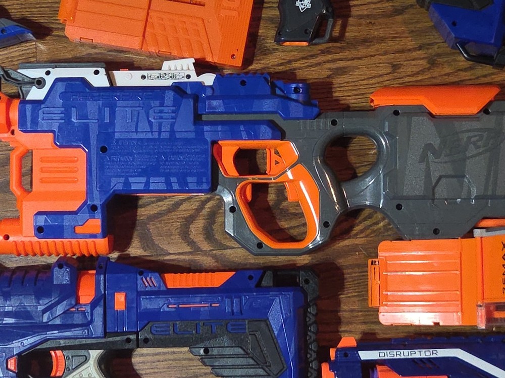 Six Nerf Elite Blasters, Hyperfire Stratobow Rampage And More
