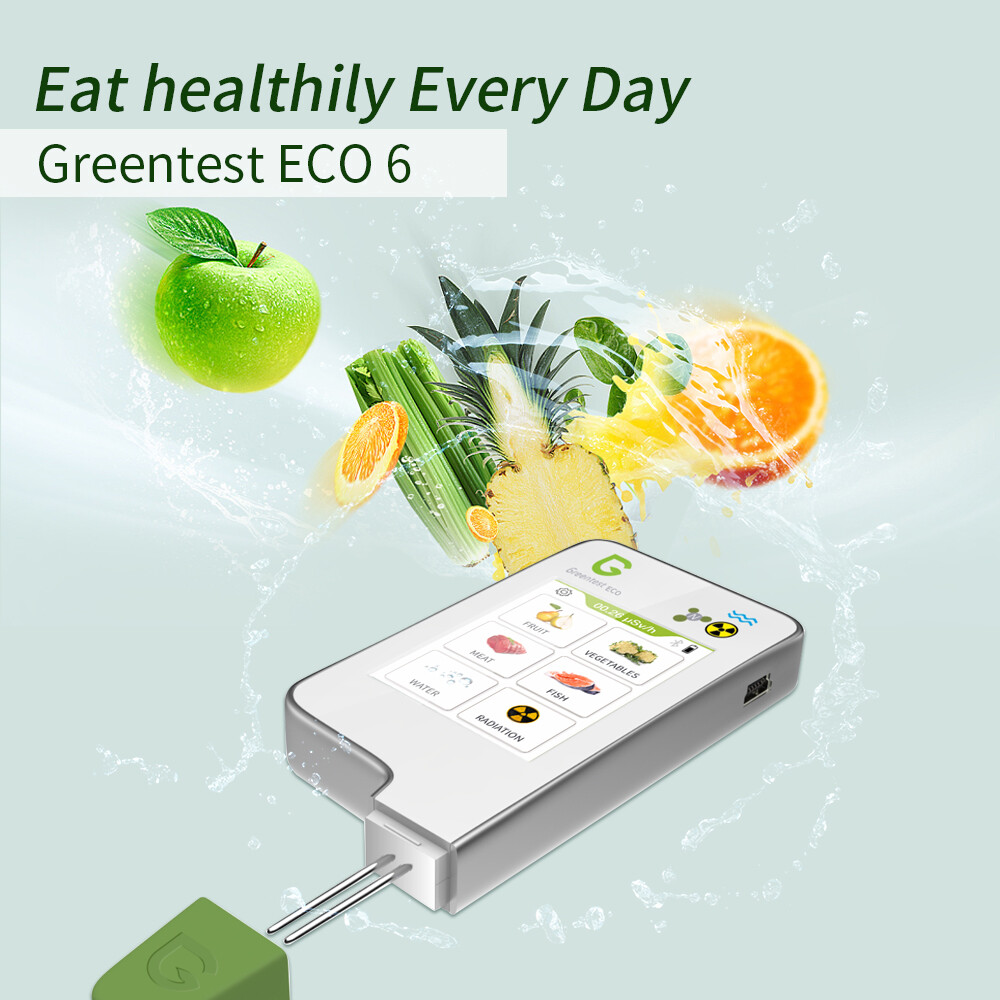 GREENTEST 6 High Accuracy Food, Meat, Fish Nitrate Tester, water TDS Bluetooth