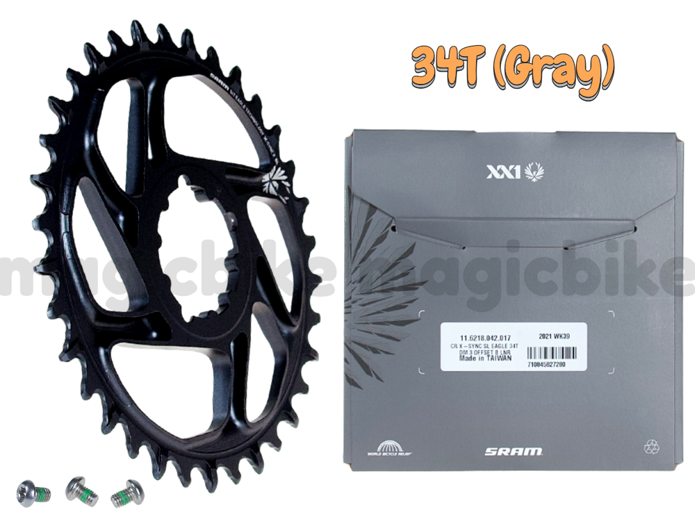 SRAM Eagle X-Sync Direct Mount Chainring 34T Boost 3mm Offset 11.6218.042.017